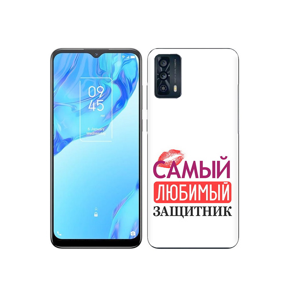 

Чехол MyPads Tocco для TCL 20B любимый защитник, Прозрачный, Tocco
