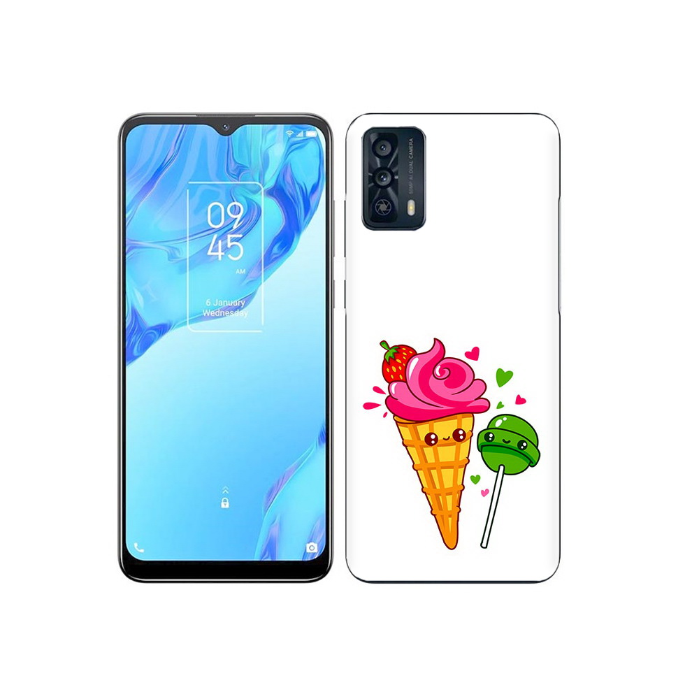 

Чехол MyPads Tocco для TCL 20B Вкусняшки, Прозрачный, Tocco