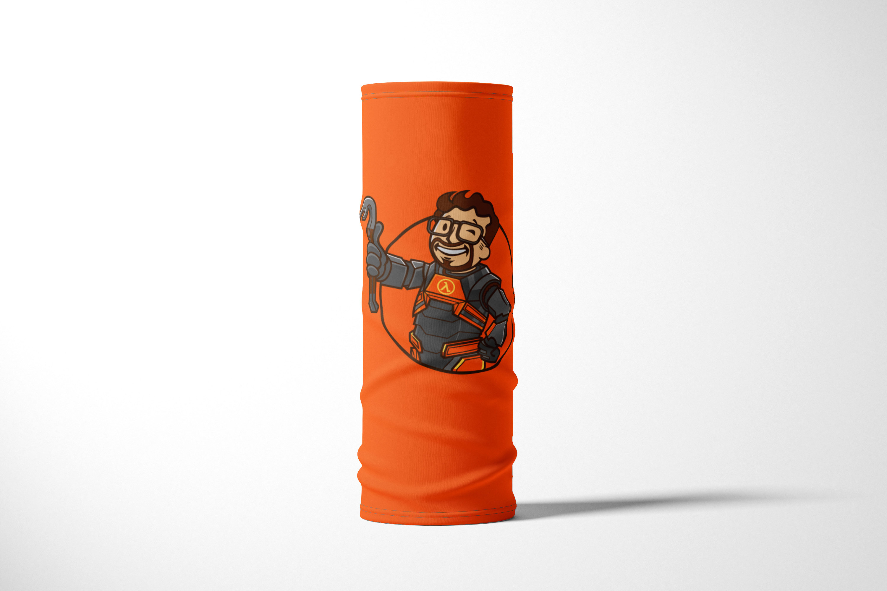 

Бандана / Бафф / Снуд-трансформер / Геймерам / Half Life Freeman, Оранжевый, BBuffVM_VM1626475