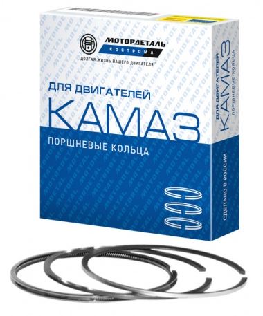 Кольца поршневые МОТОРДЕТАЛЬ КАМАЗ-ЕВРО-3