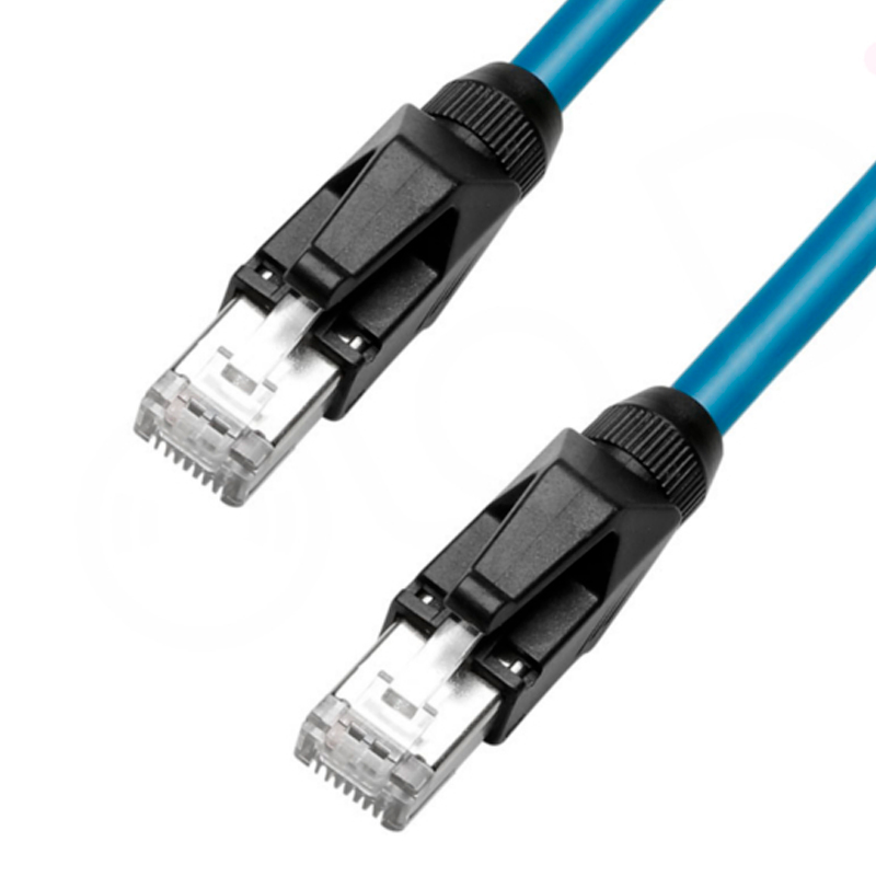 Кабель Adam Hall RJ45 - RJ45 вилка-вилка 0.5м () синий