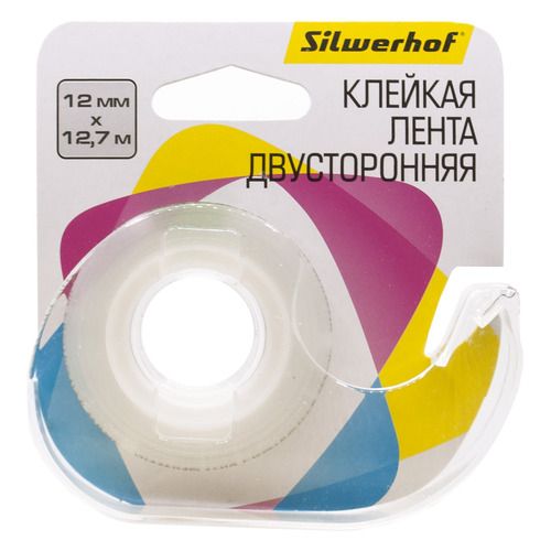 

Клейкая лента Silwerhof 12мм, 12.7м, Прозрачный