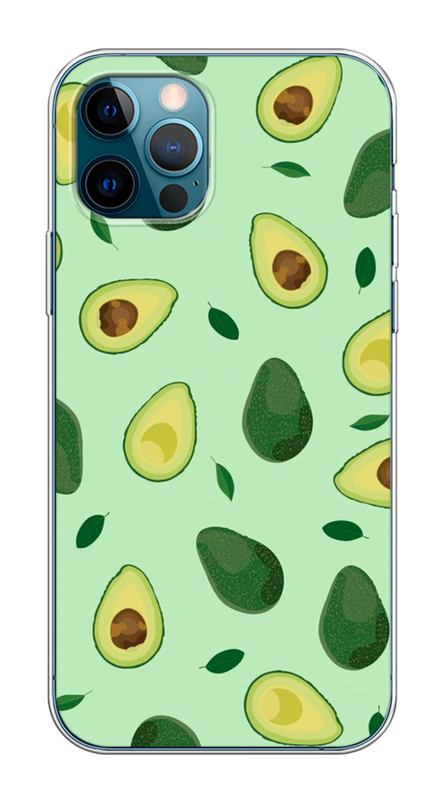 

Чехол на Apple iPhone 12/12 Pro "Blue avocado", Коричневый;зеленый, 12850-1