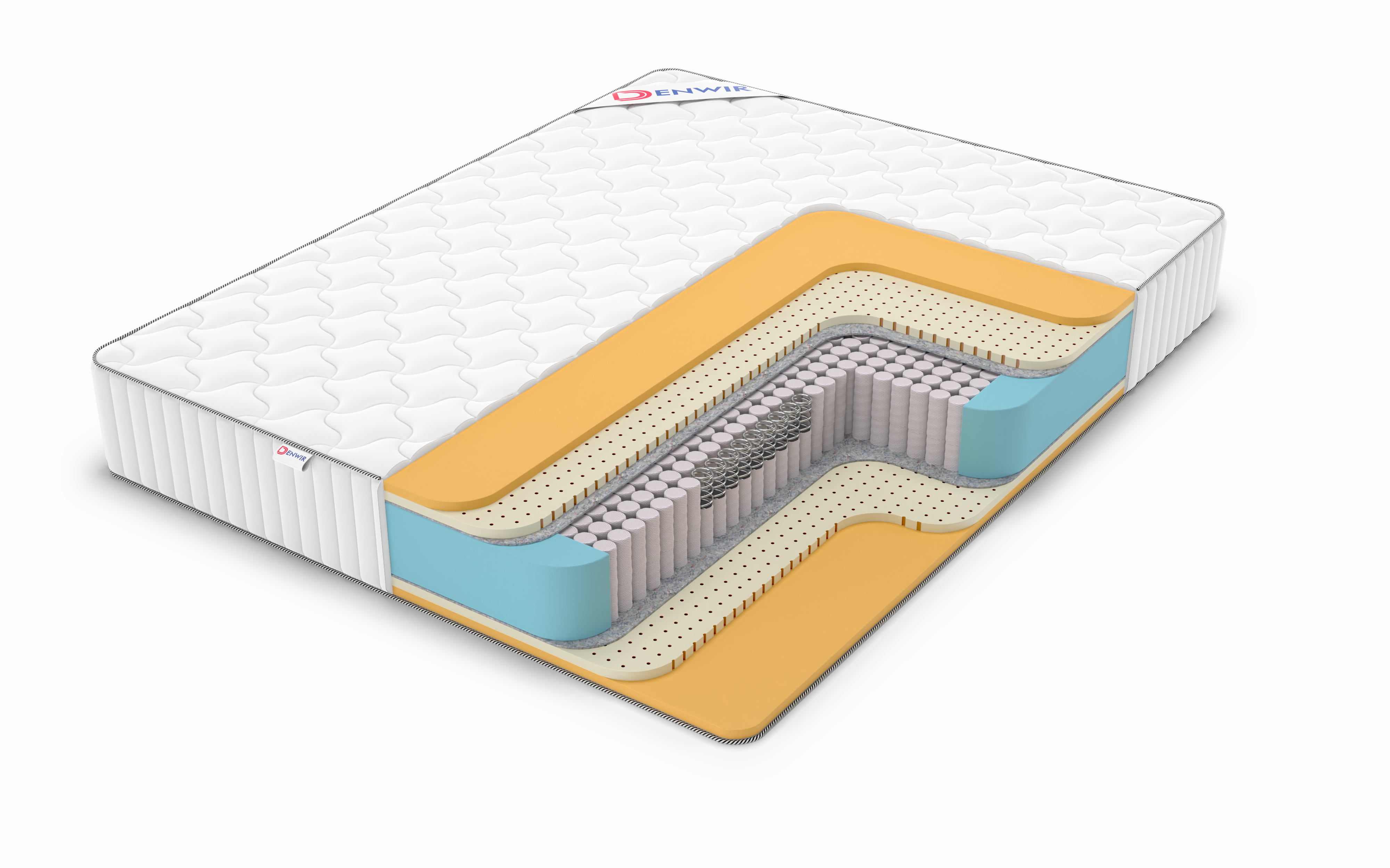 

Матрас пружинный DENWIR CLASSIC AIR S1000 /chstmat_CAS1000_170x180, Белый, CLASSIC AIR S1000