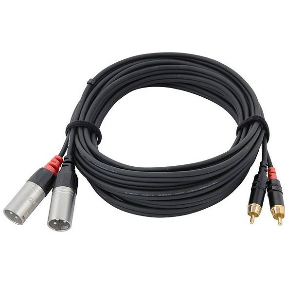 фото Кабель аудио 2xrca - 2xxlr cordial cfu 6 mc 6.0m