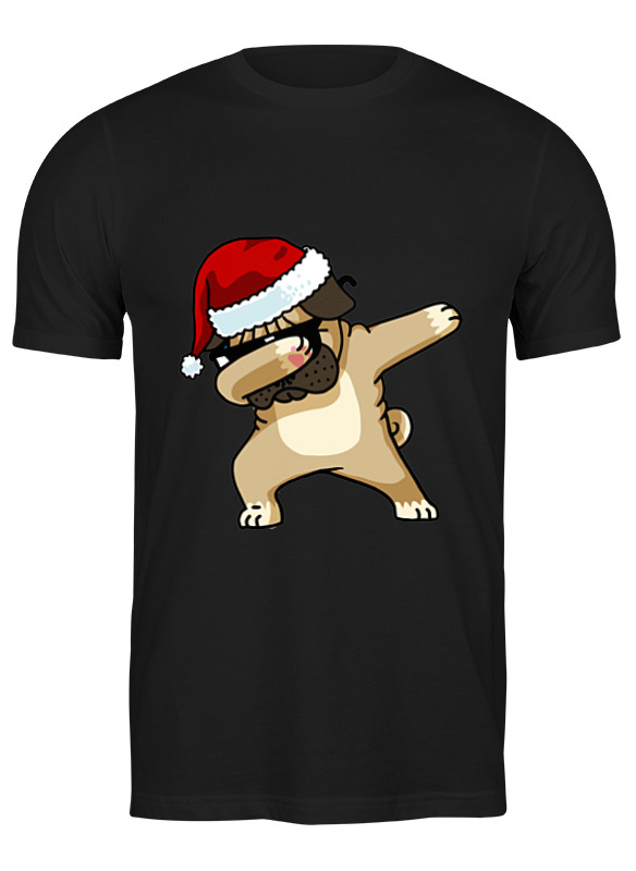

Футболка мужская Printio Dabbing dog черная M, Черный, Dabbing dog