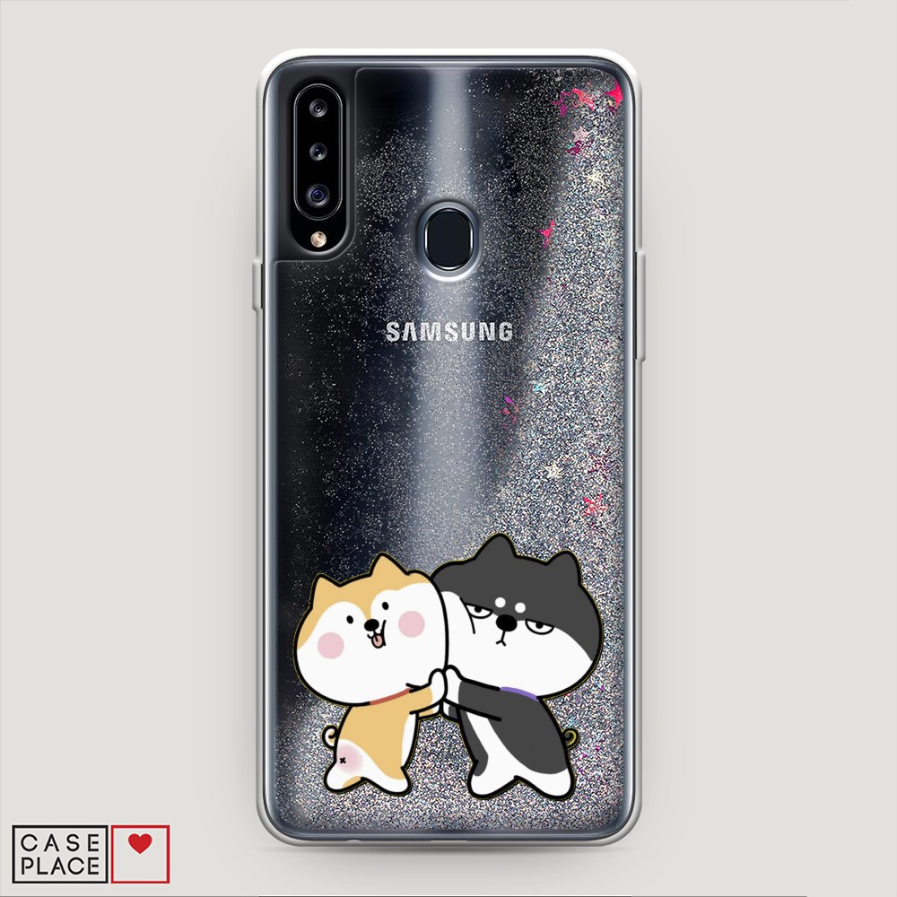 

Чехол Awog на Samsung Galaxy A20s / Самсунг A20s "Обнимашки акита", 2100891-1