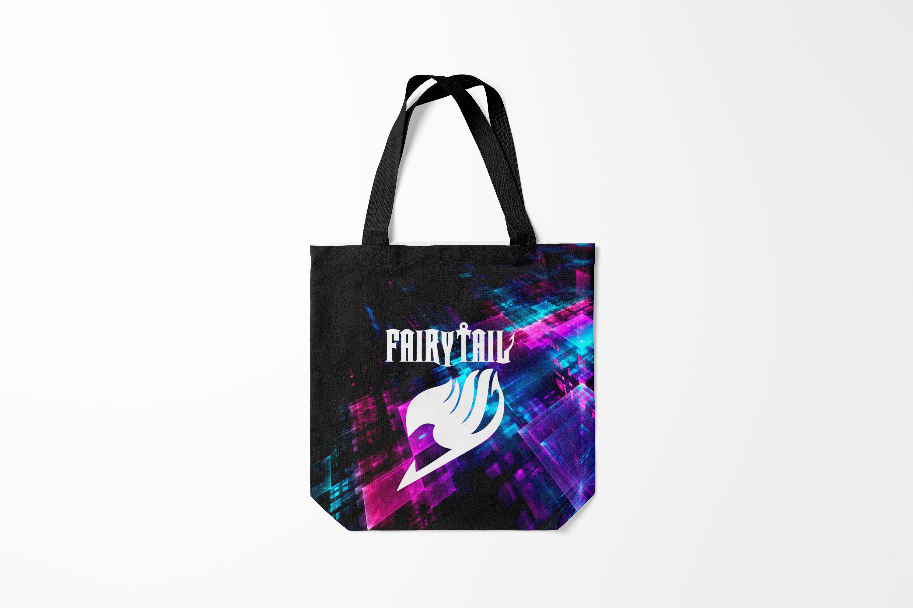 

Сумка шoппер унисекс Burnettie Хвост Феи Helmet Fairy tail space, черный, Хвост Феи Helmet Fairy tail space