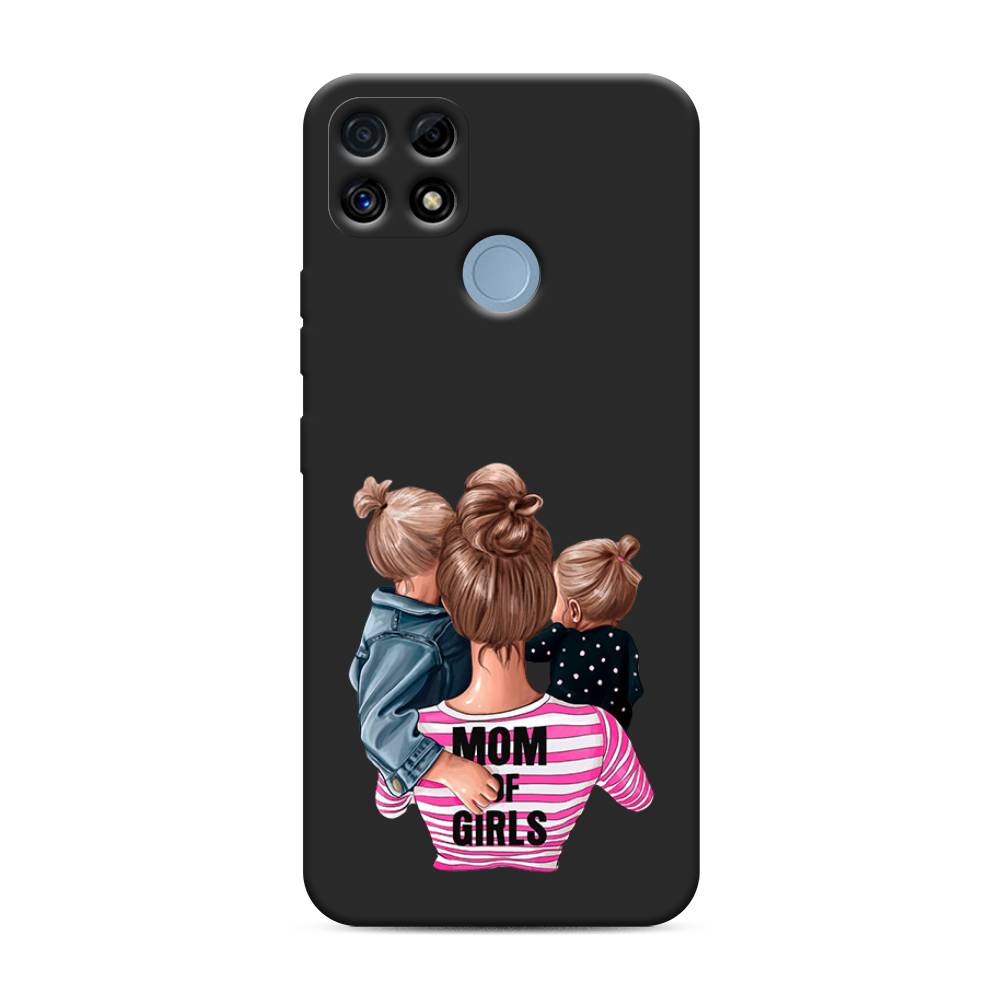 

Чехол Awog на Realme C25/ C25s "Mom of Girls", Разноцветный, 257452-1