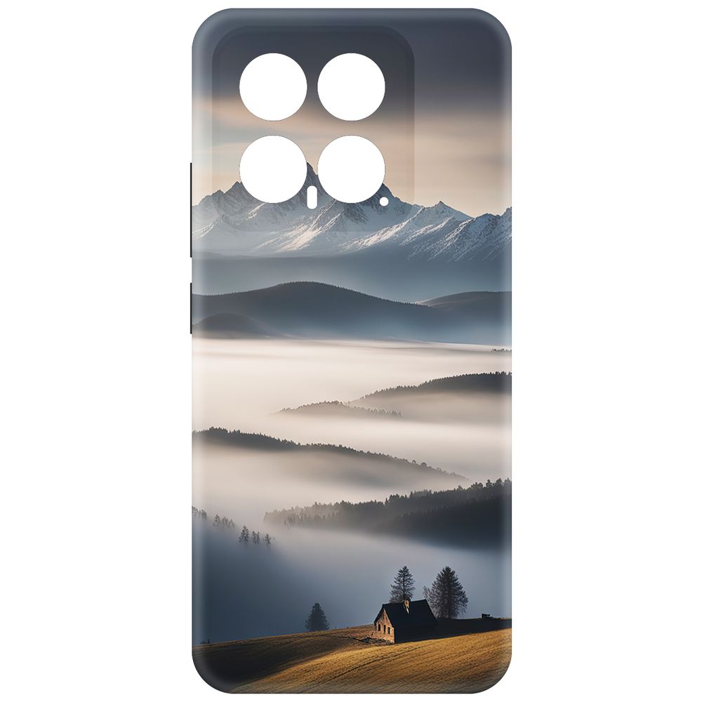 

Чехол-накладка Krutoff Soft Case Туман для Xiaomi 14 черный