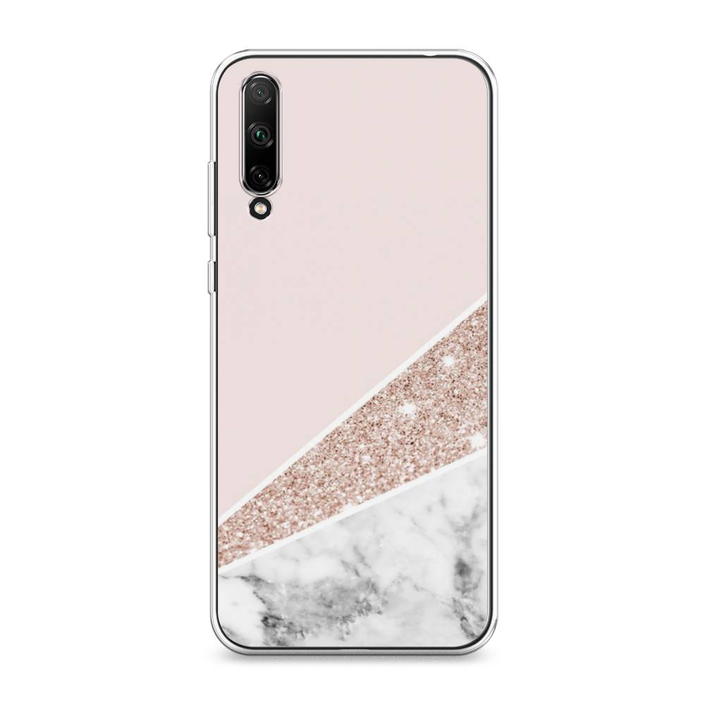 

Чехол для Honor 30i "Блестящий розовый мрамор", 6104050-3