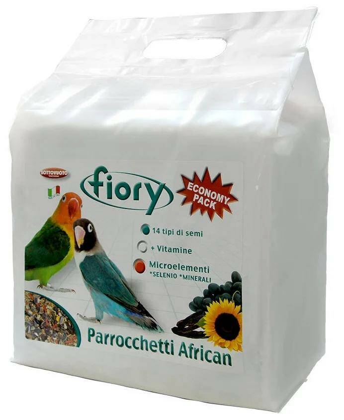 Сухой корм для средних попугаев FIORY PARROCCHETTI AFRICAN, 2шт по 3,2кг