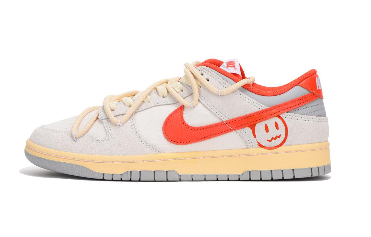 

Кеды унисекс Nike Dunk Low серые 41 EU, Серый, Dunk Low