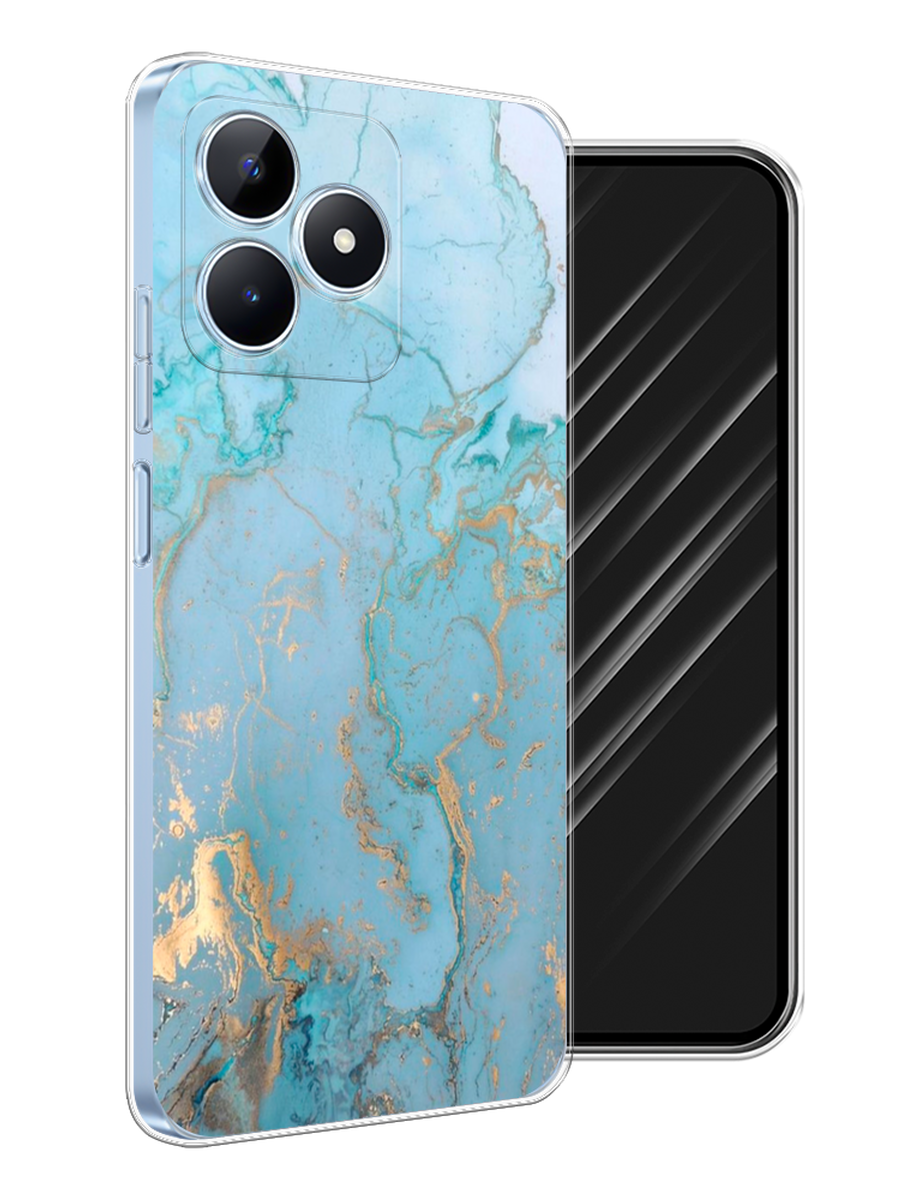 

Чехол Awog на Realme C60 "Голубой мрамор рисунок", 2516550-1