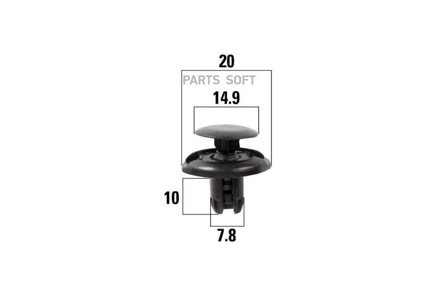 

Клипсы автомобильные Toyota Aygo, Corolla/Lexus GX470 KRAFT kt106340