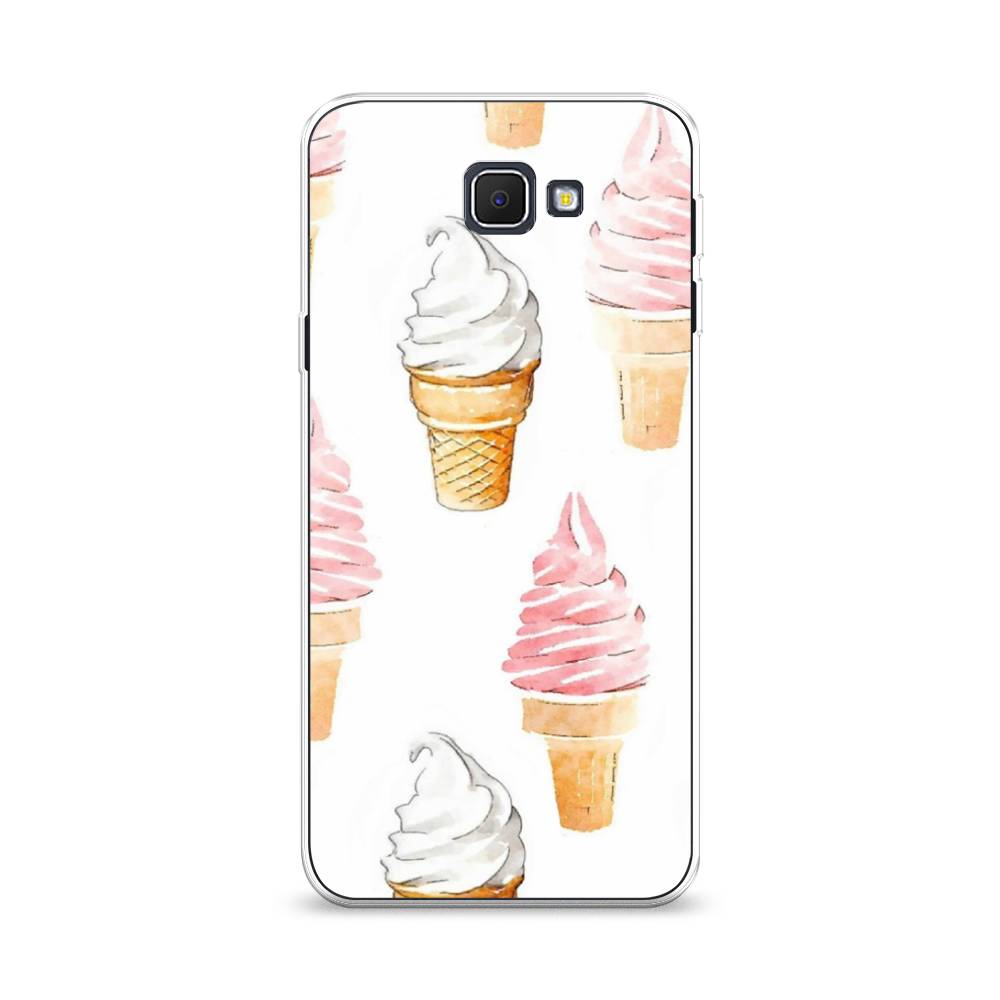 

Чехол Awog на Samsung Galaxy J5 Prime 2016/Самсунг J5 Prime 2016 "Нарисованное мороженое", Белый;розовый, 22950-10