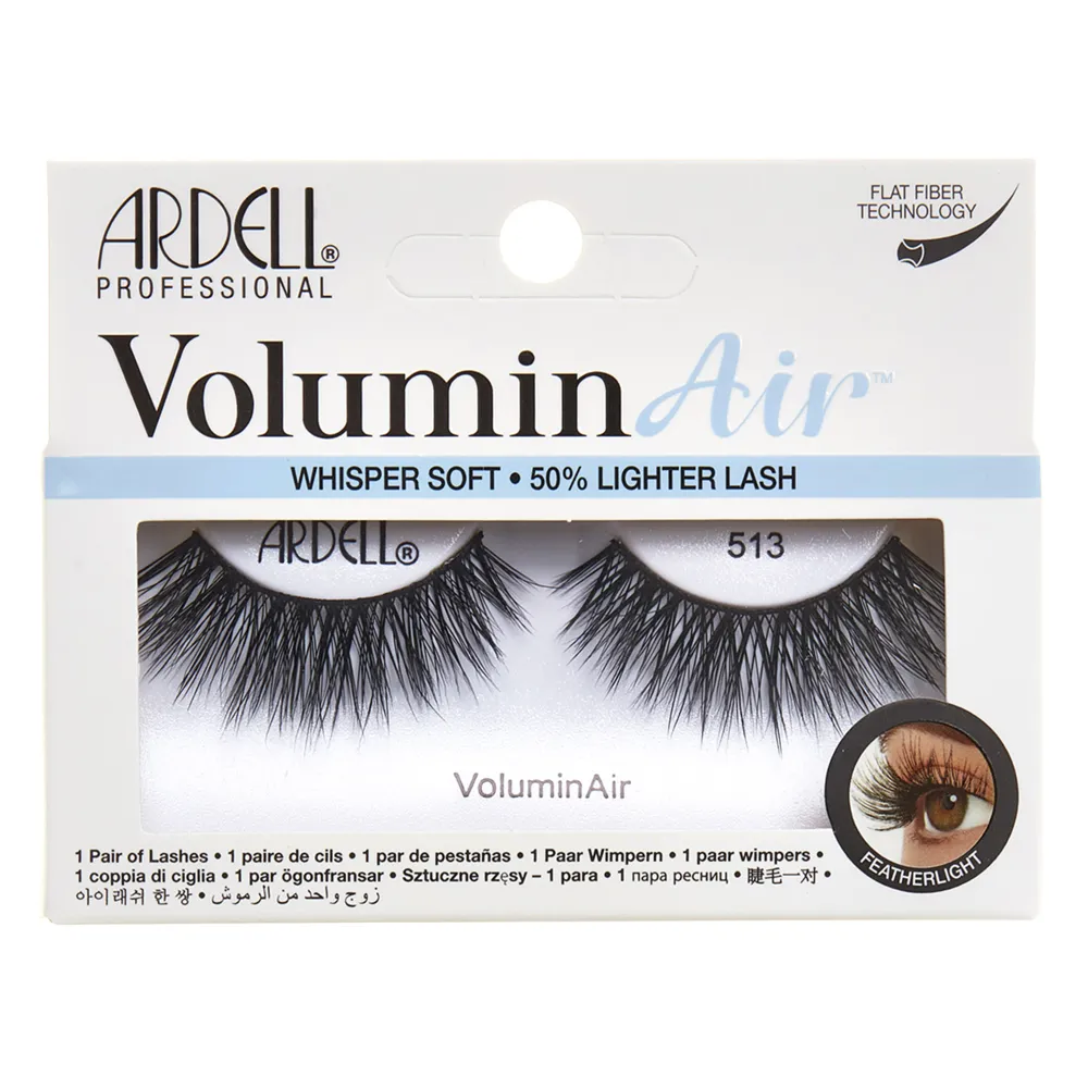 

Ресницы накладные №513 Ardell Volumin Air воздушный объем (Цв: Black), Черный