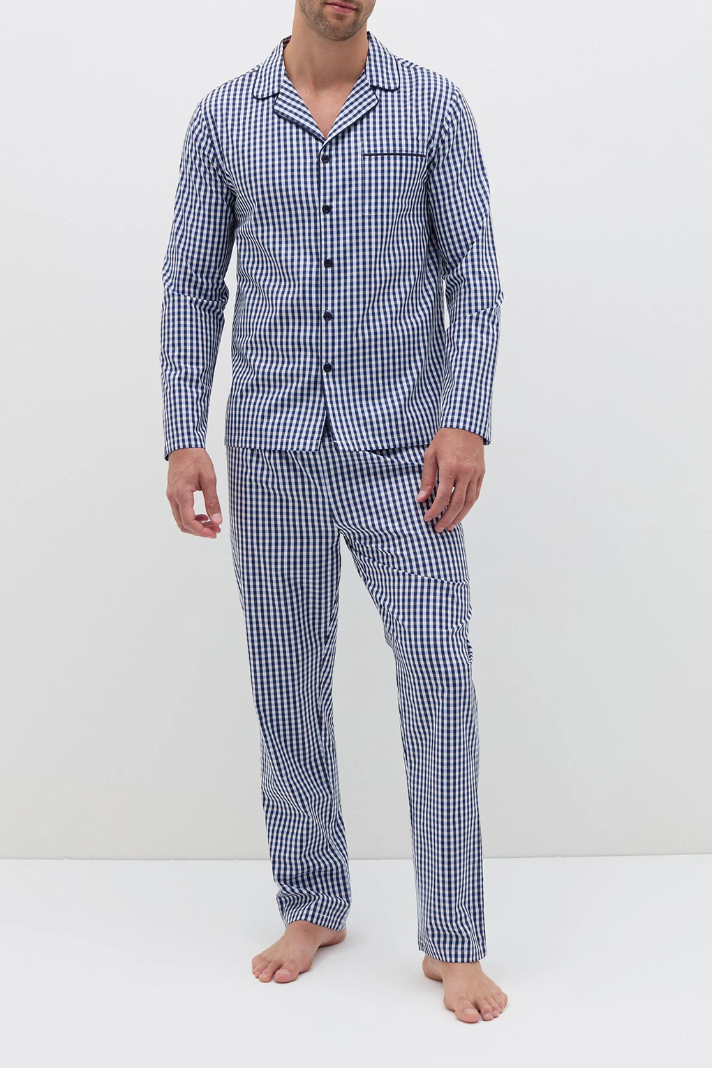 

Пижама мужская OVS 2092488 синяя 2XL, Синий, 2092488