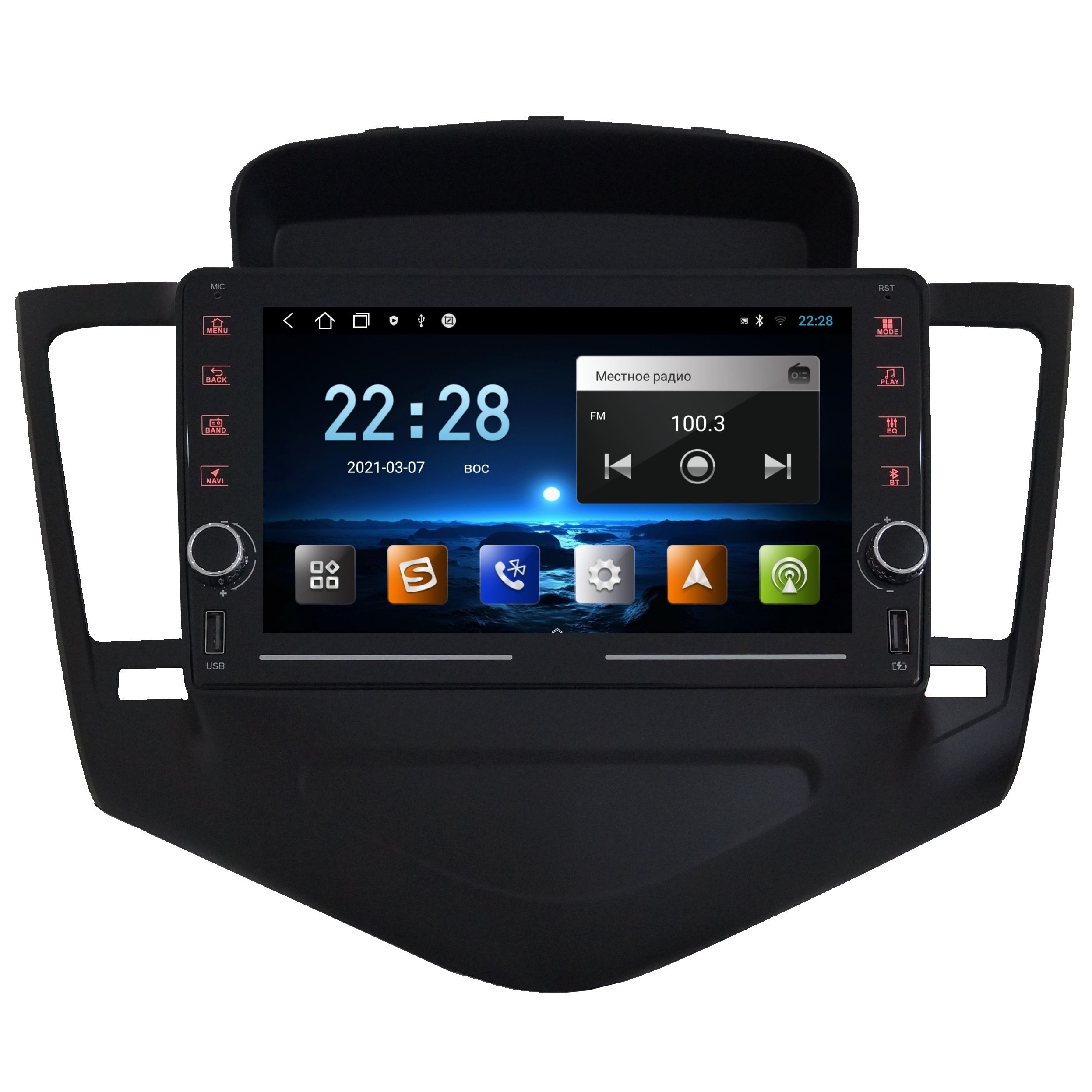 Магнитола R320 Шевроле Круз Chevrolet Cruze 2009-2012 - Android 13 - IPS экран