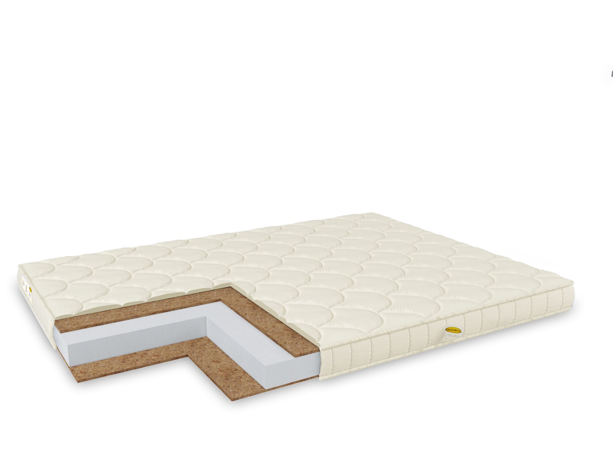 

Матрас Benartti Mix Cocos 105x180, Бежевый, Mix Cocos