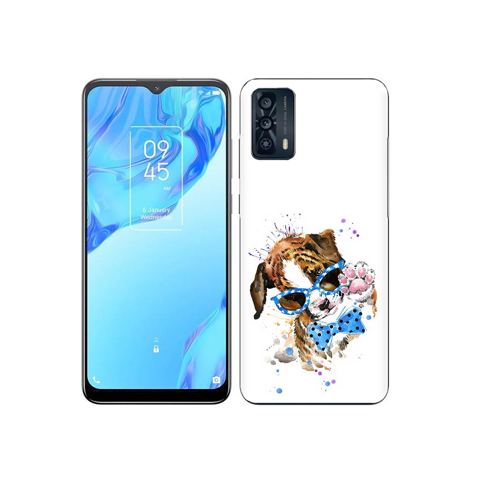 

Чехол MyPads Tocco для TCL 20B лапочка, Прозрачный, Tocco