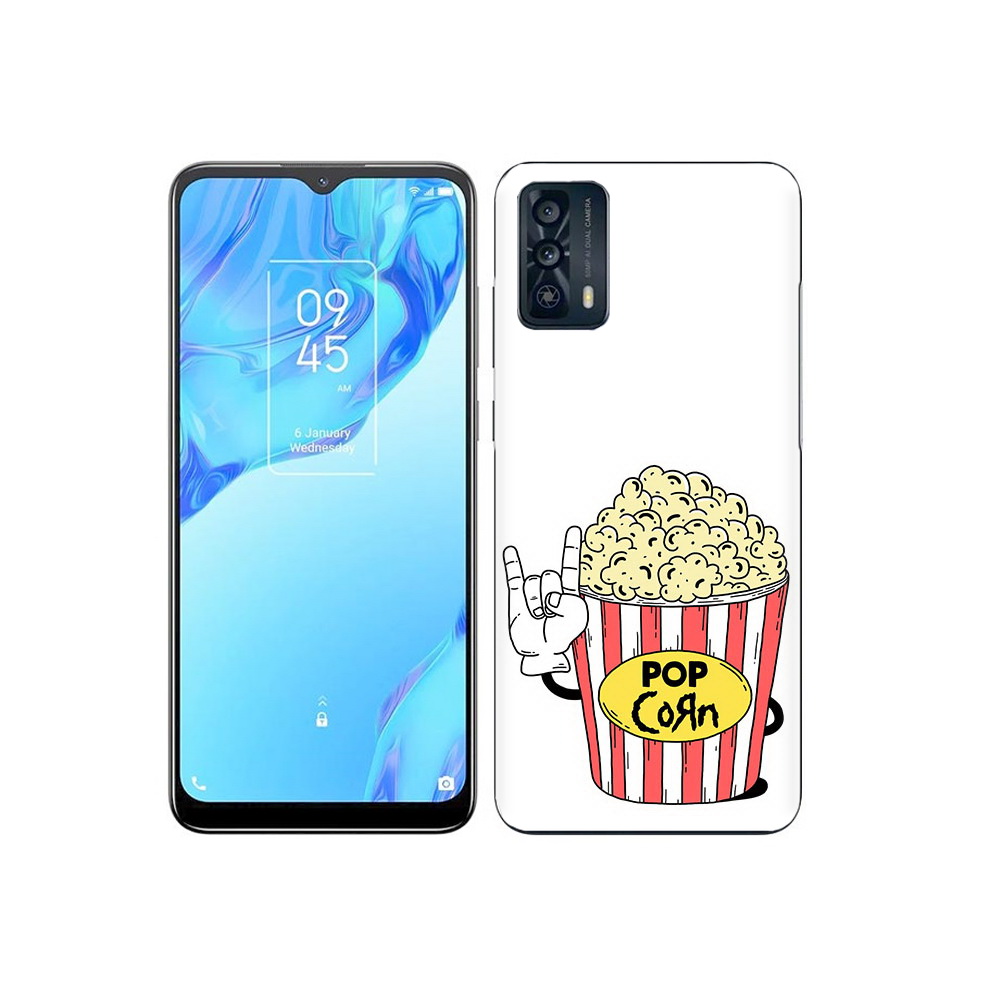 

Чехол MyPads Tocco для TCL 20B крутой попкорн, Прозрачный, Tocco