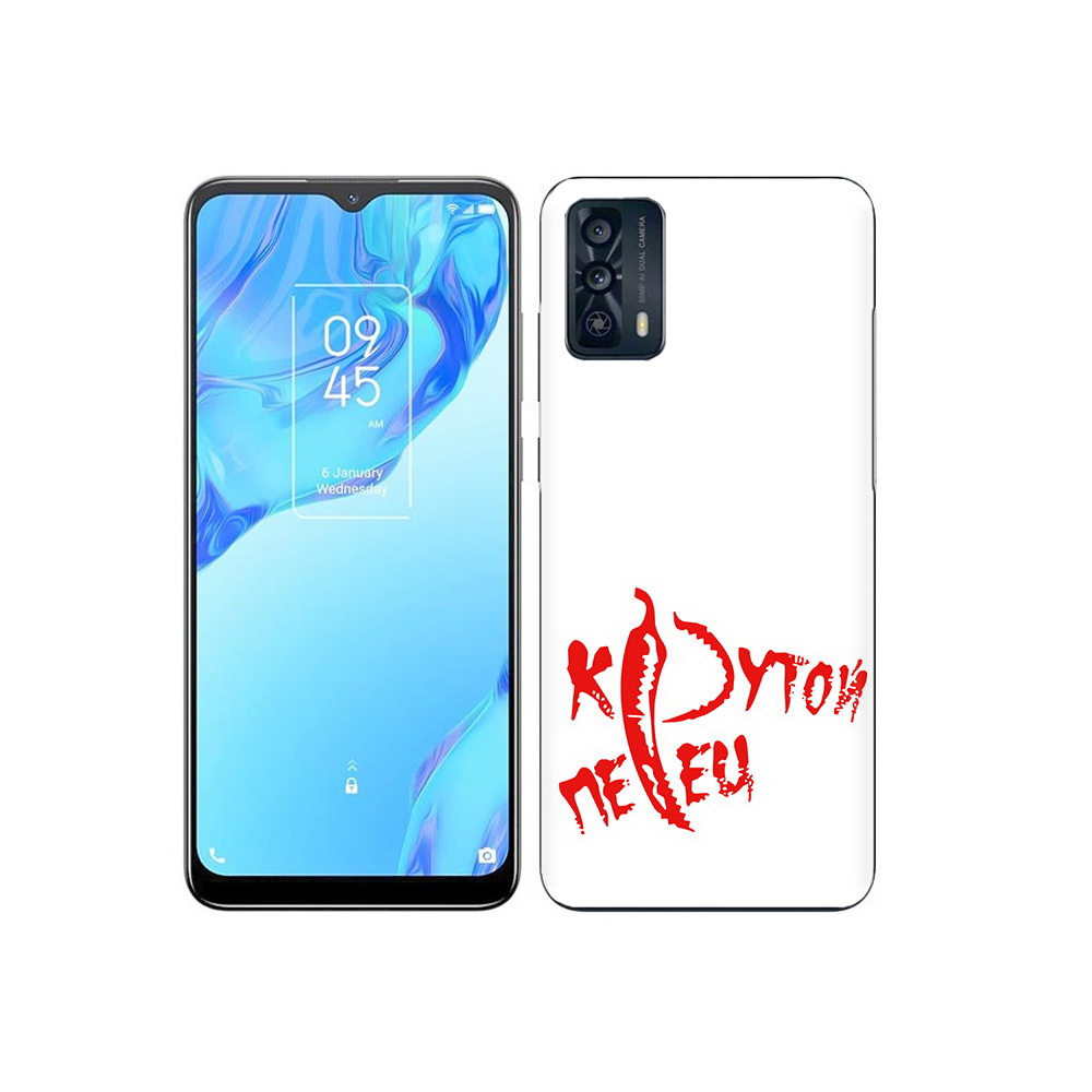 

Чехол MyPads Tocco для TCL 20B крутой перец, Прозрачный, Tocco