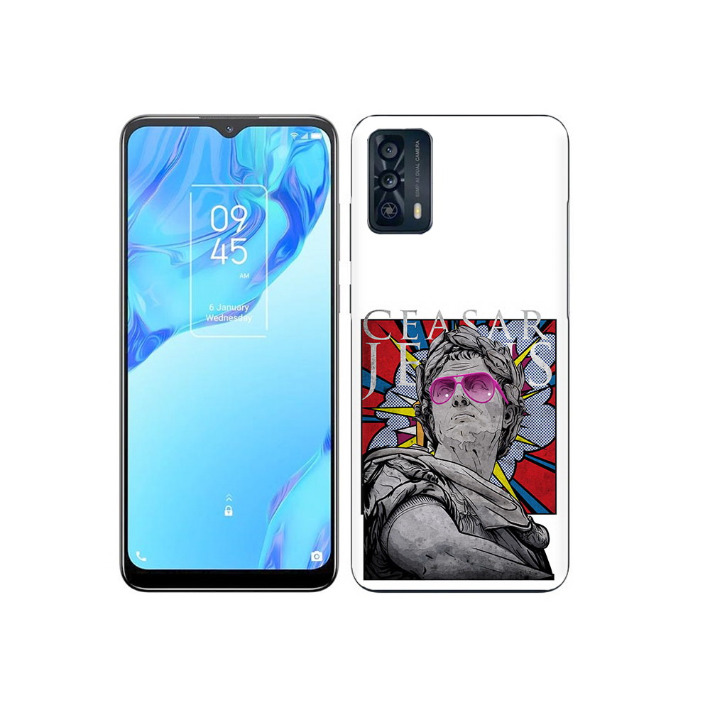 

Чехол MyPads Tocco для TCL 20B крутая статуя свободы, Прозрачный, Tocco
