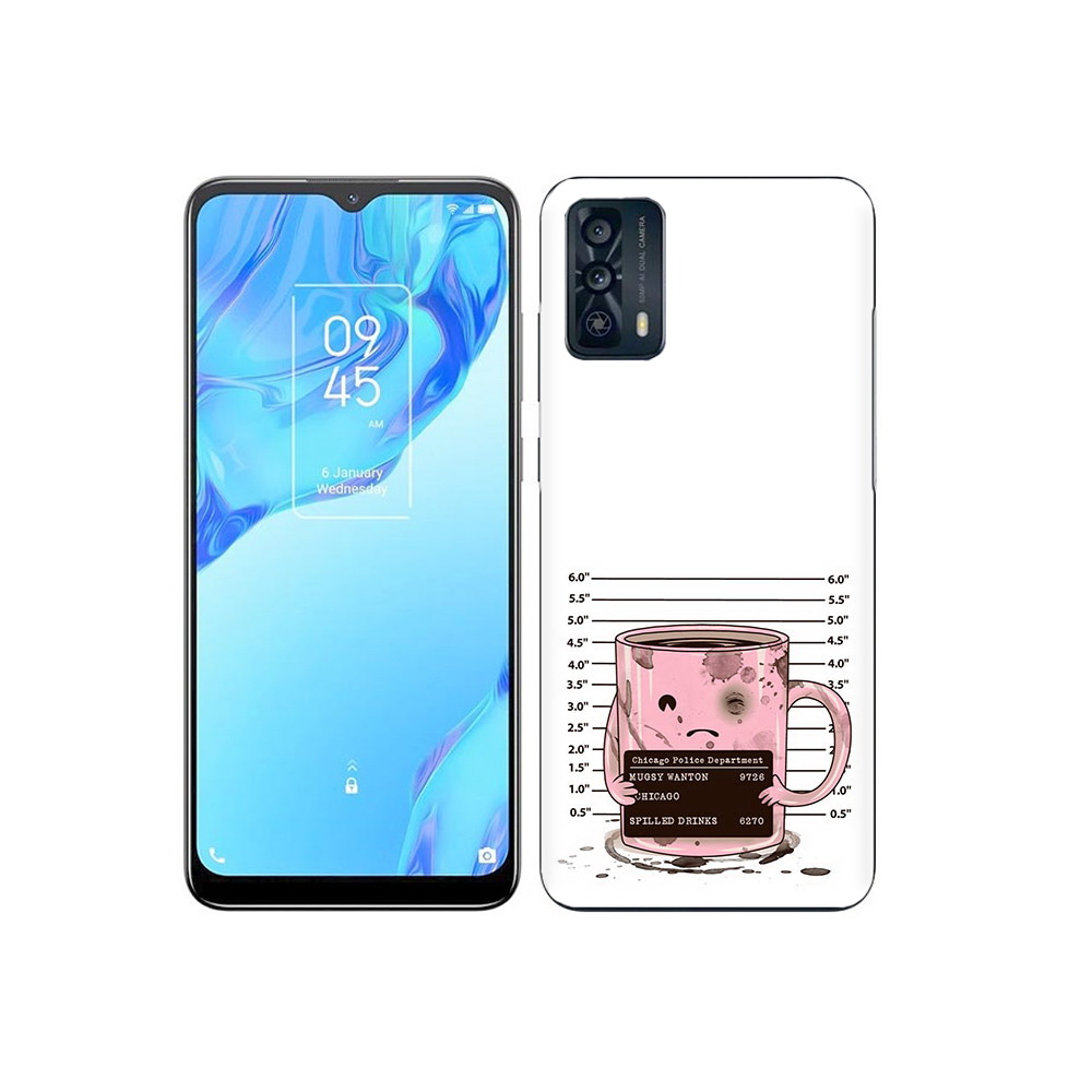 

Чехол MyPads Tocco для TCL 20B кружка, Прозрачный, Tocco