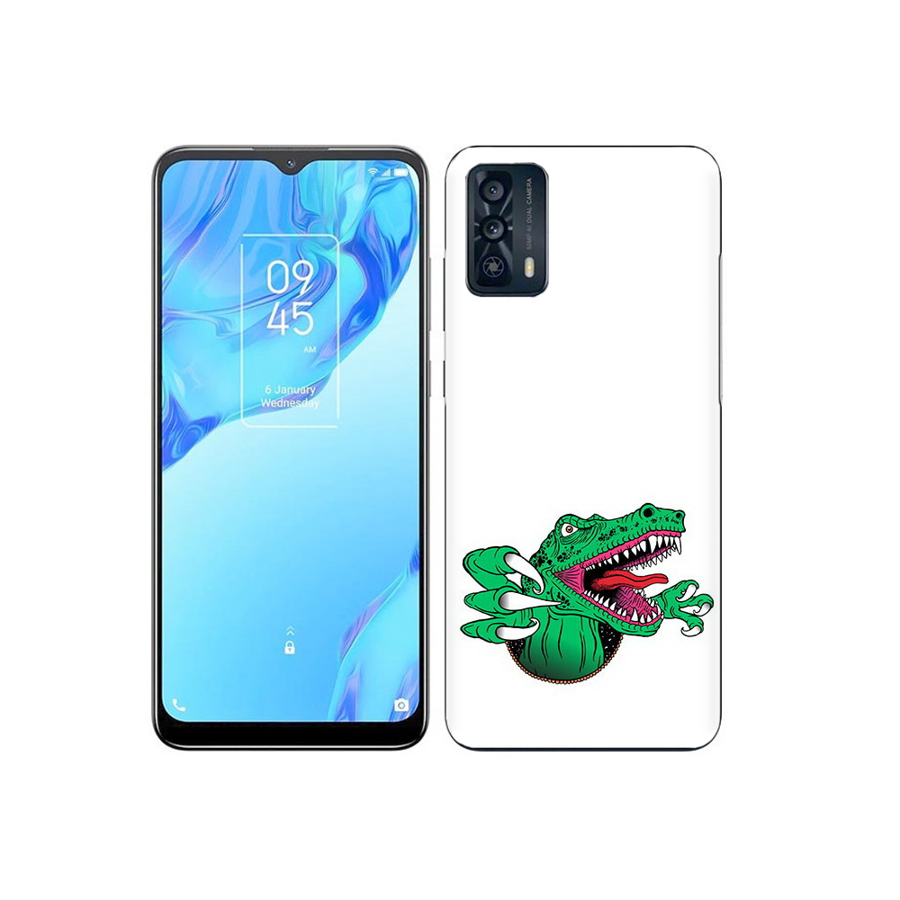 

Чехол MyPads Tocco для TCL 20B крокодил, Прозрачный, Tocco