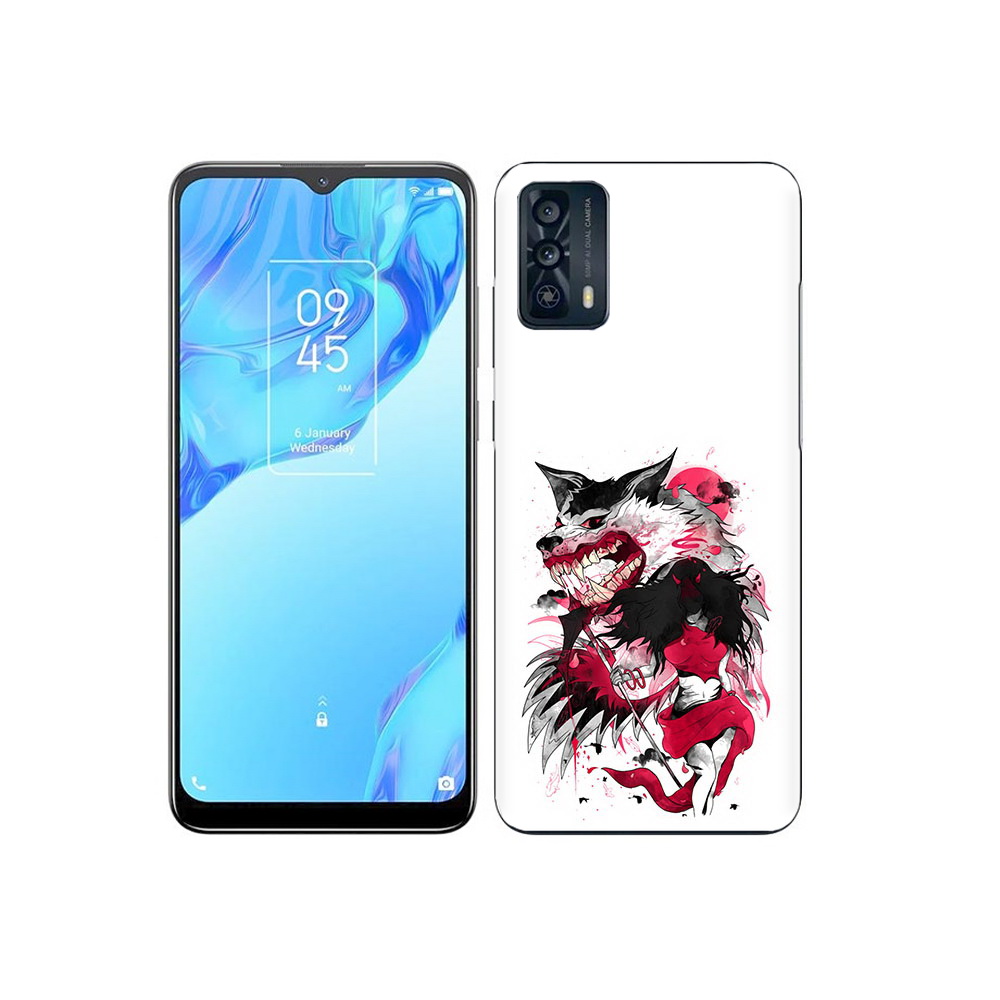 

Чехол MyPads Tocco для TCL 20B красная шапочка, Прозрачный, Tocco