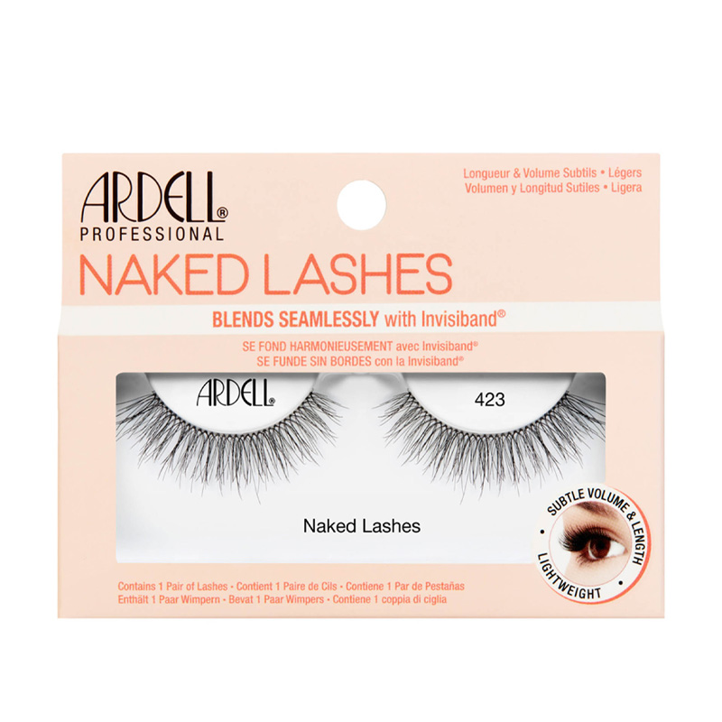 

Ресницы накладные №423 Ardell Naked Lashes (Цв: Black), Черный