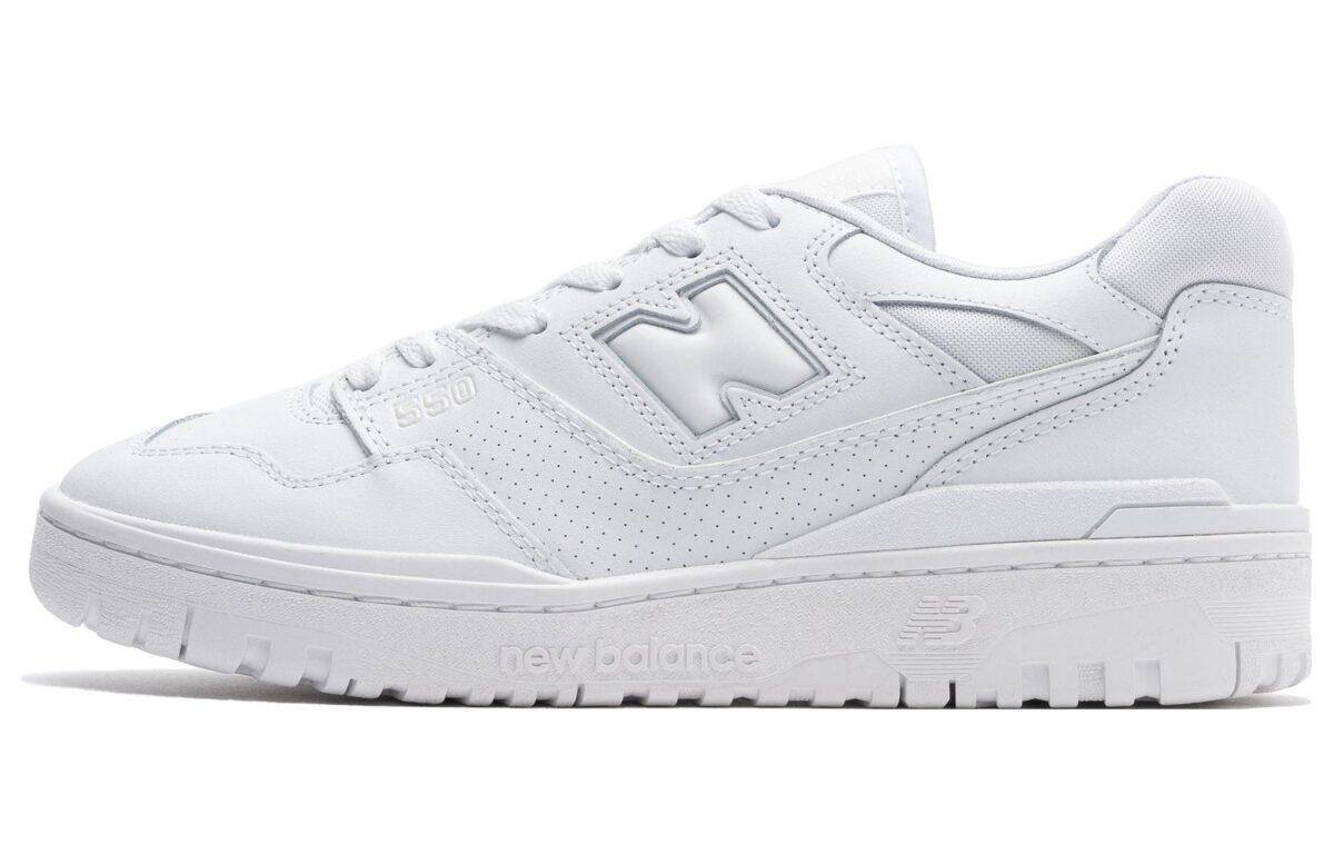 

Кеды унисекс New Balance NB 550 White белые 41.5 EU, Белый, NB 550 White