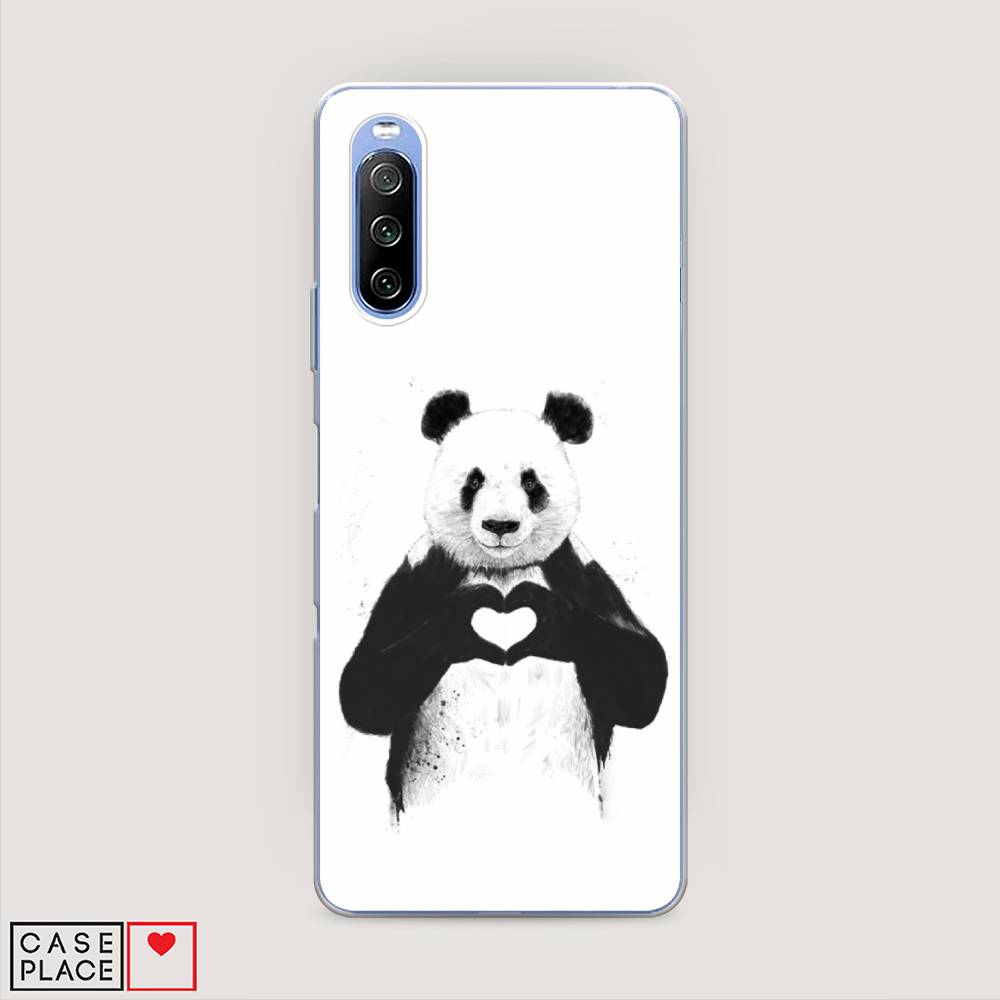 

Чехол Awog на Sony Xperia 10 III "Панда love", Разноцветный, 54950-10