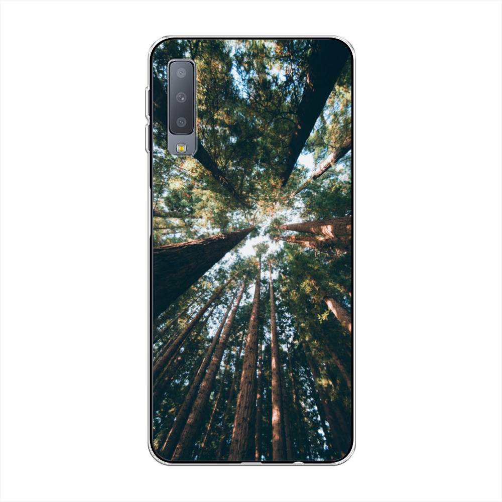 

Чехол Awog на Samsung Galaxy A7 2018 "Лес 18", Зеленый;коричневый, 26750-4