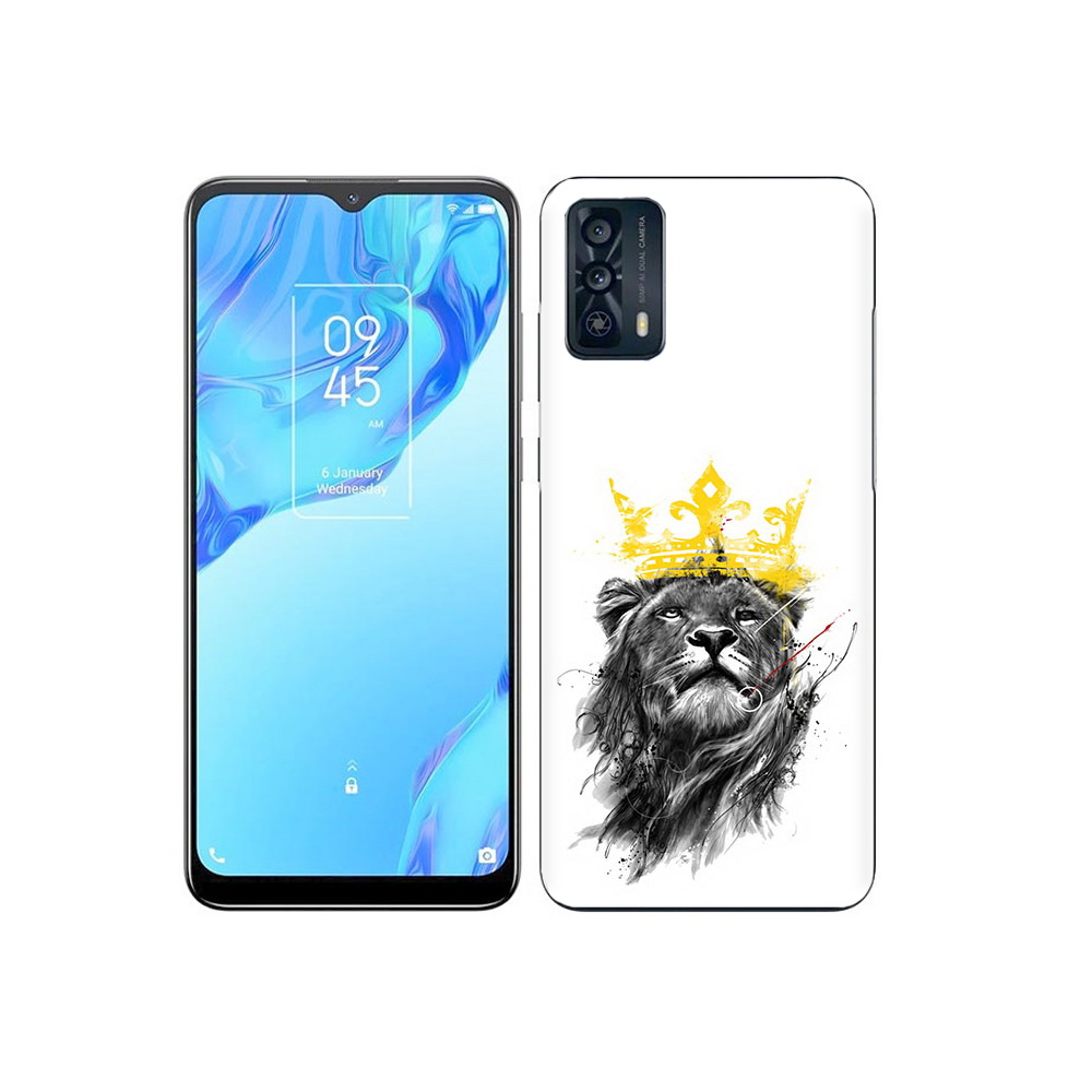 

Чехол MyPads Tocco для TCL 20B король-лев, Прозрачный, Tocco