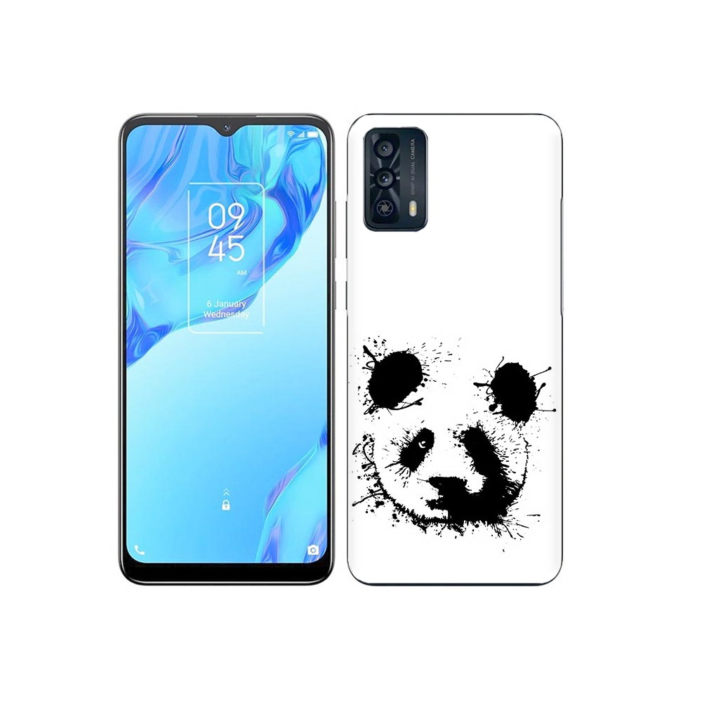 

Чехол MyPads Tocco для TCL 20B клякса-панда, Прозрачный, Tocco