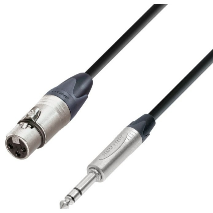 

Кабель аудио 1xJack - 1xXLR Adam Hall K5BFV1000 10.0m, K5BFV1000 10.0m