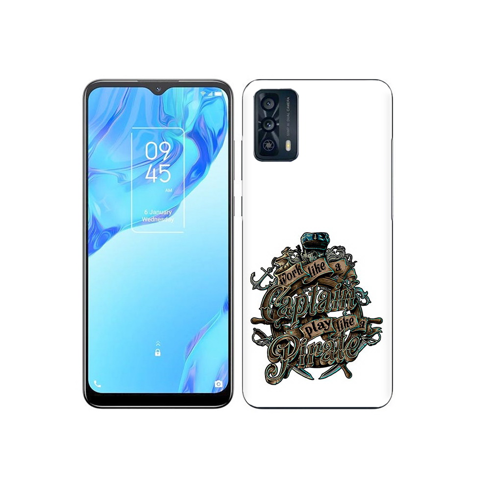 

Чехол MyPads Tocco для TCL 20B капитан пиратов, Прозрачный, Tocco