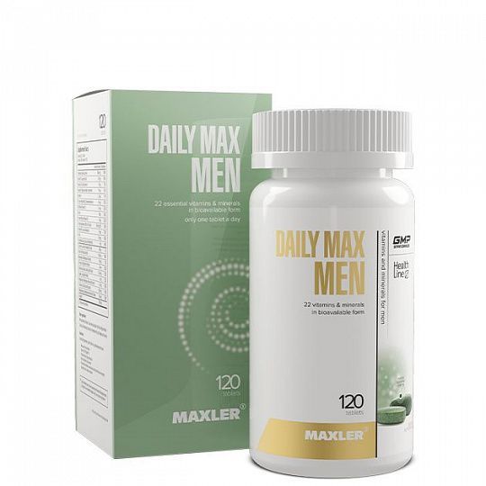 Витаминно-минеральный комплекс Maxler Men Max Daily 120 таблеток