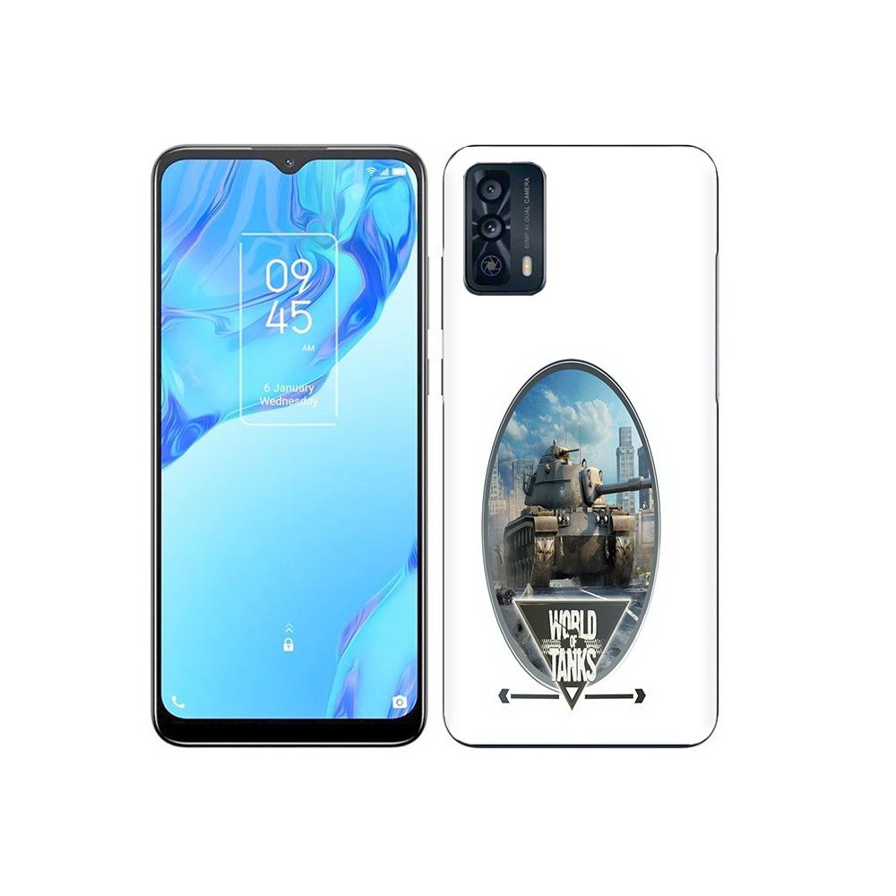 

Чехол MyPads Tocco для TCL 20B игра с танками, Прозрачный, Tocco