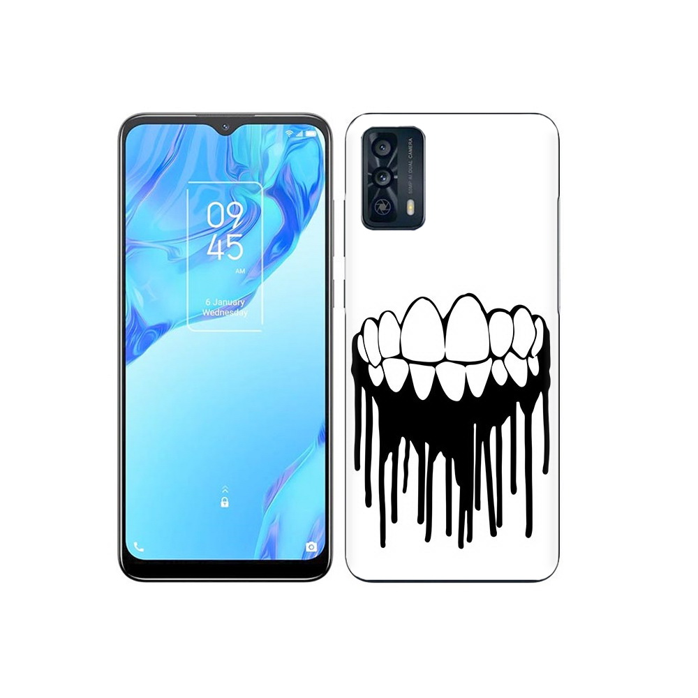 

Чехол MyPads Tocco для TCL 20B зубы, Прозрачный, Tocco