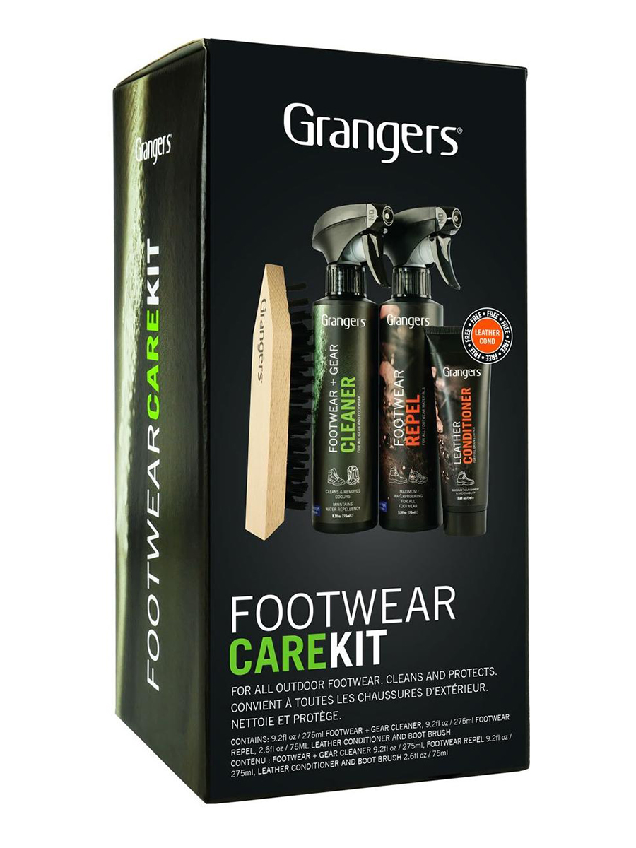 фото Набора для ухода за обувью grangers footwear care kit 275 мл х 2 plus 100 мл х 1