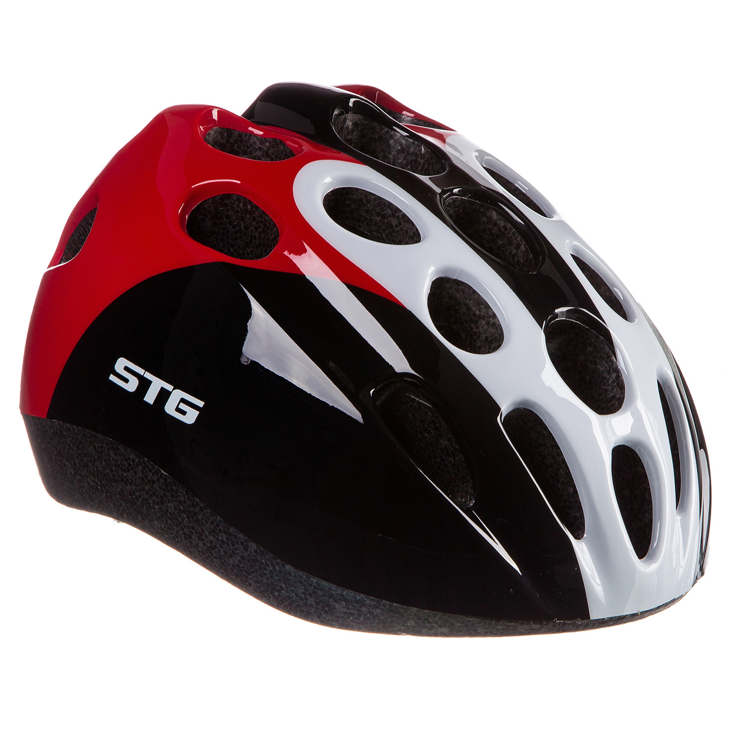 Шлем STG HB5-3, размер S (48-52 см) Черн/красн/бел