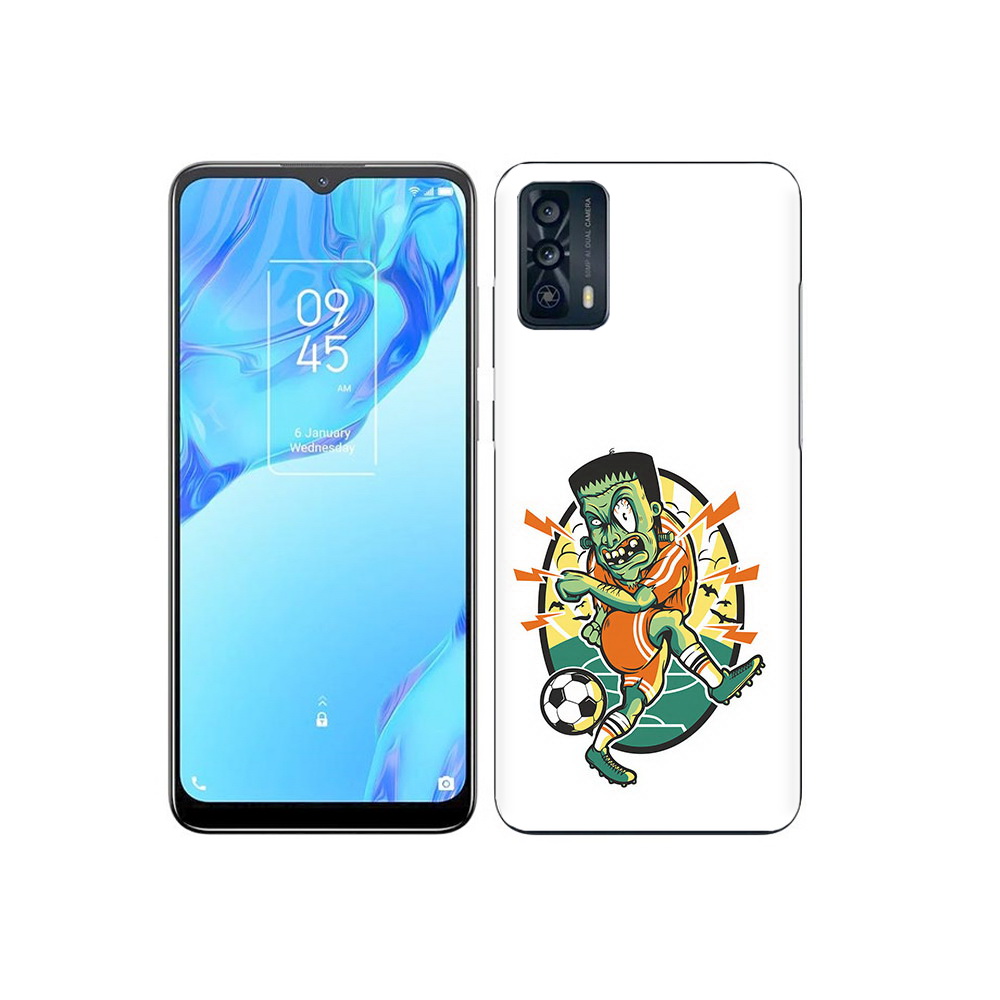 

Чехол MyPads Tocco для TCL 20B зомби футболист, Прозрачный, Tocco