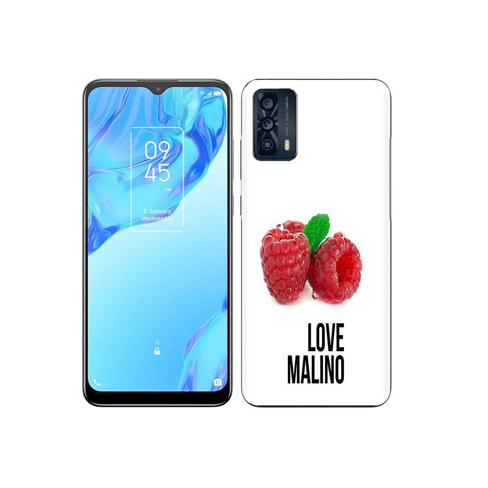 

Чехол MyPads Tocco для TCL 20B Бренд лове малино, Прозрачный, Tocco