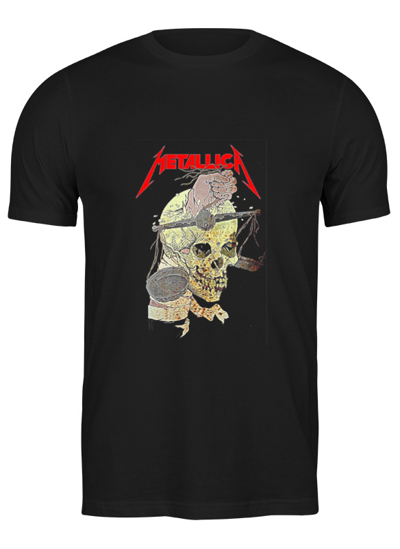 

Футболка мужская Printio Metallica черная M, Черный, Metallica
