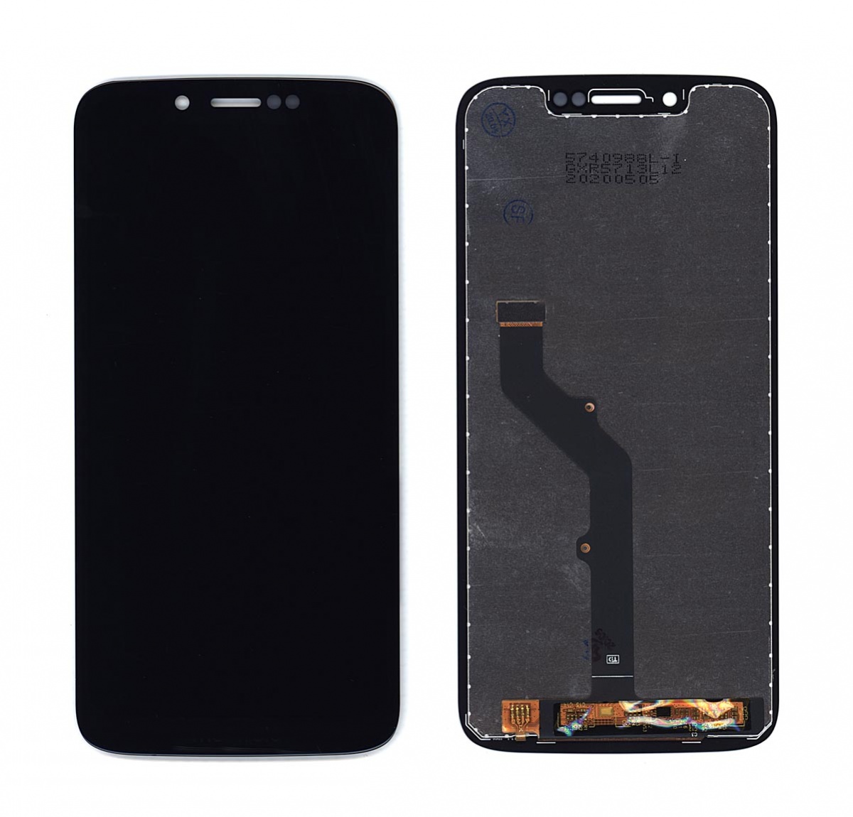 Дисплей с тачскрином для Motorola G7 Play черный