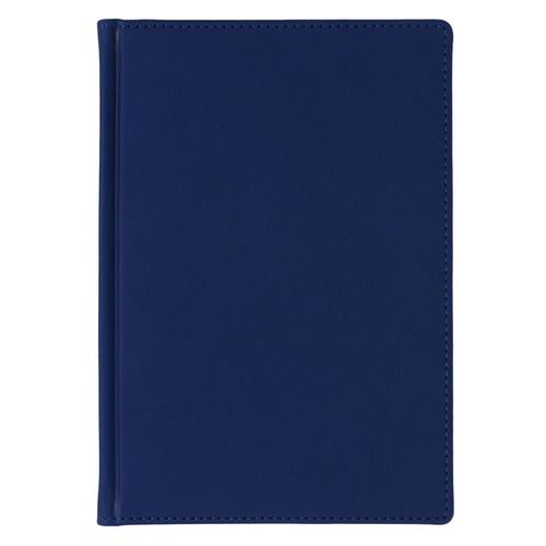 

Ежедневник АЛЬТ Velvet, A5, 136лист., в линейку, белые страницы, синий, Velvet