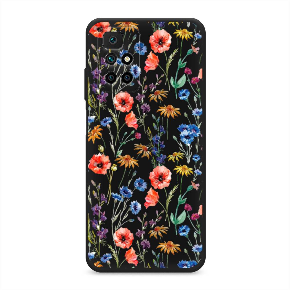 

Чехол Awog на Xiaomi Redmi 10 "Маки и васильки фон", 311352-1